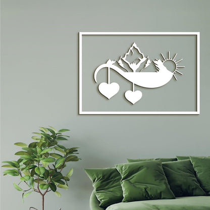 Drevený obraz na stenu Západ slnka-DREVTEX