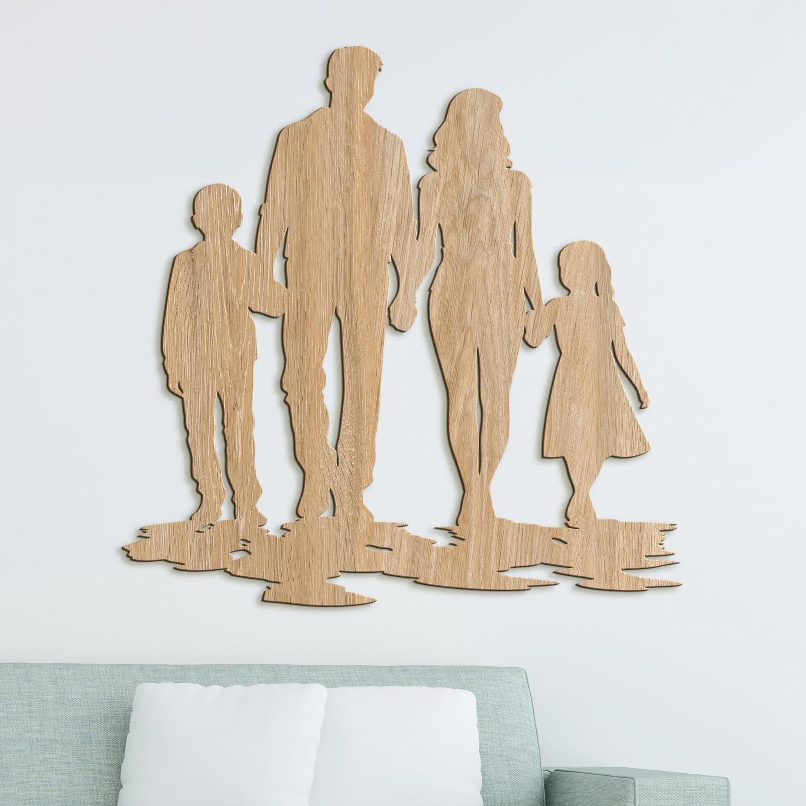 Dreveny obraz rodina-DREVTEX