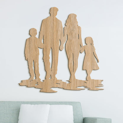 Dreveny obraz rodina-DREVTEX