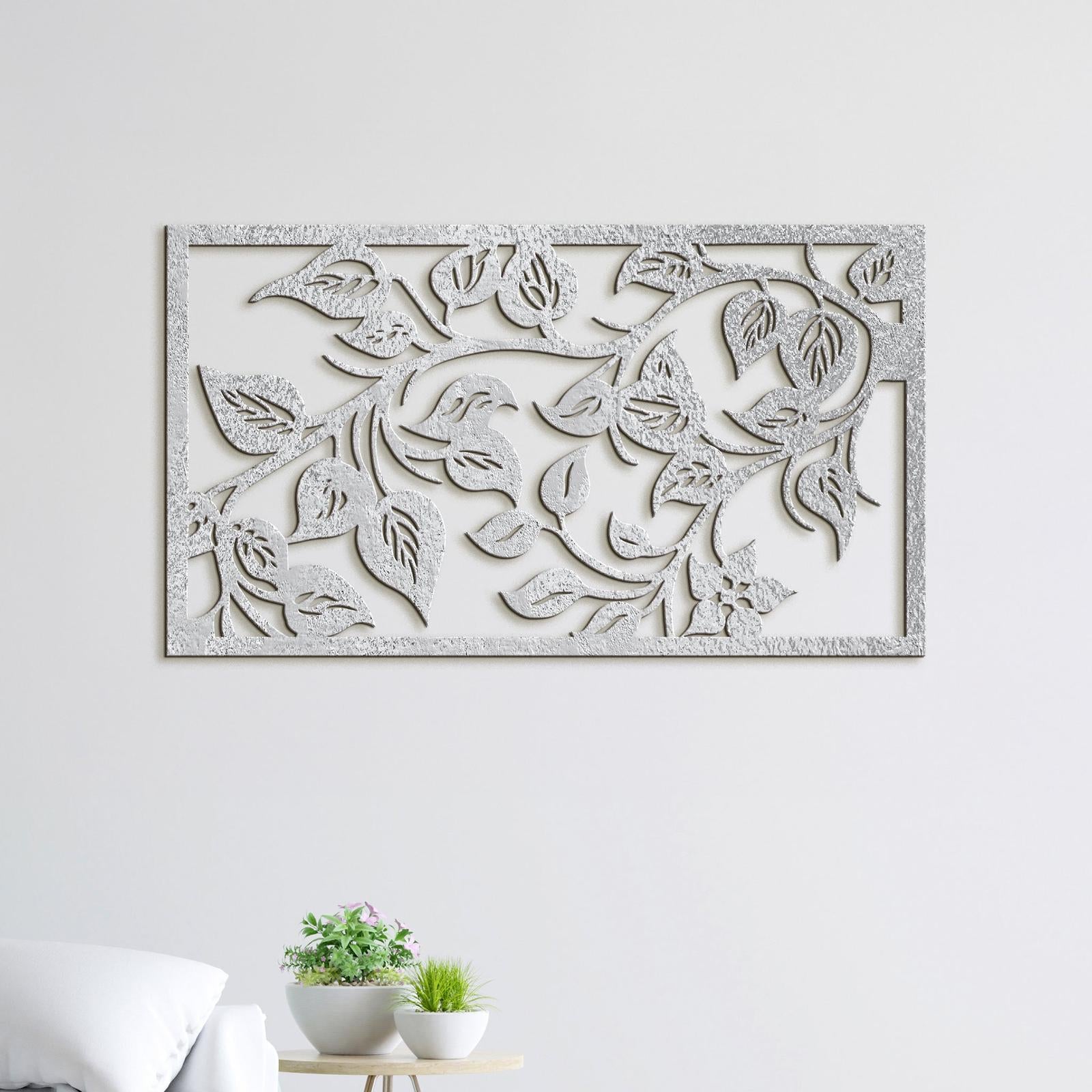 Drevený obraz na stenu Lístie-DREVTEX