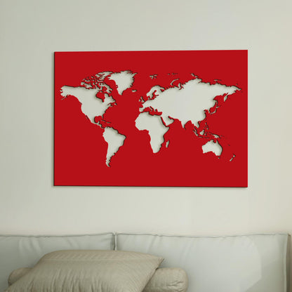 Drevený obraz na stenu Mapa sveta-DREVTEX