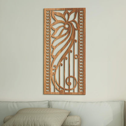 Kvetinova mandala na stenu-DREVTEX