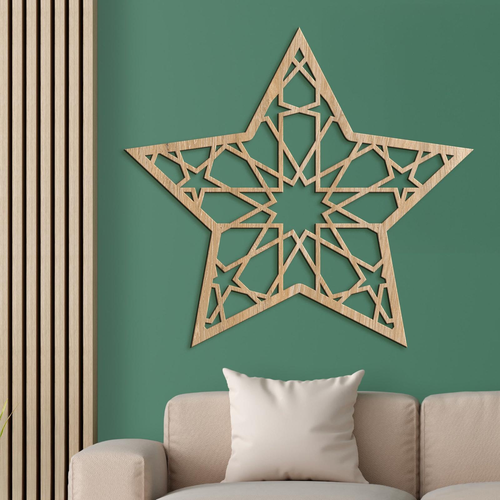 Obraz hviezda plna Elegancie-DREVTEX