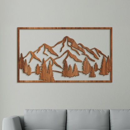 Obraz na stenu Majestatne hory-DREVTEX