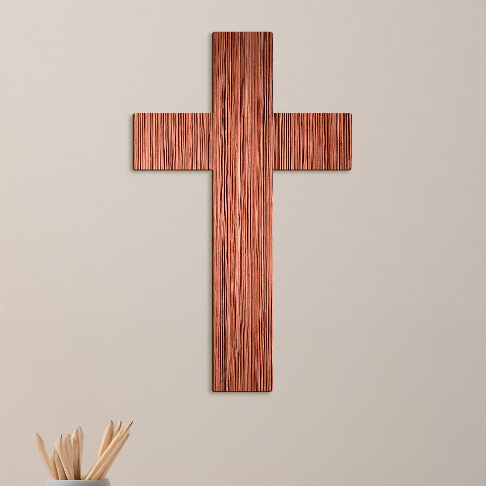 Drevena dekoracia na stenu Kriz-DREVTEX