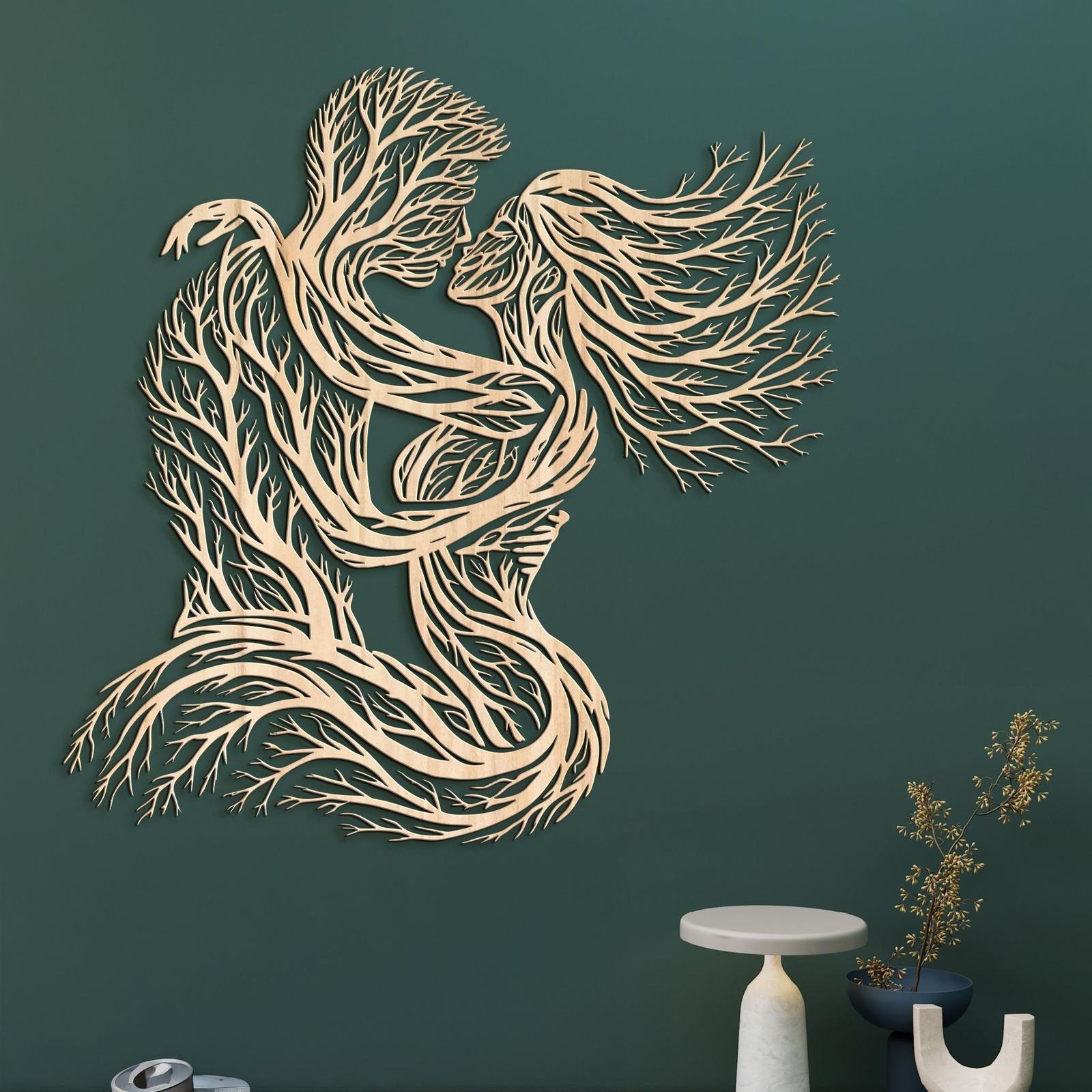 Dekoracia zamilovany par-DREVTEX