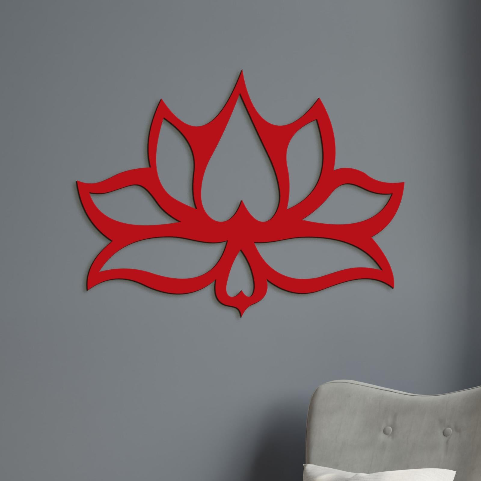 Drevený obraz na stenu Kvet LOTOS-DREVTEX