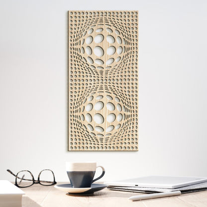 Drevený obraz na stenu 3D ilúzia-DREVTEX