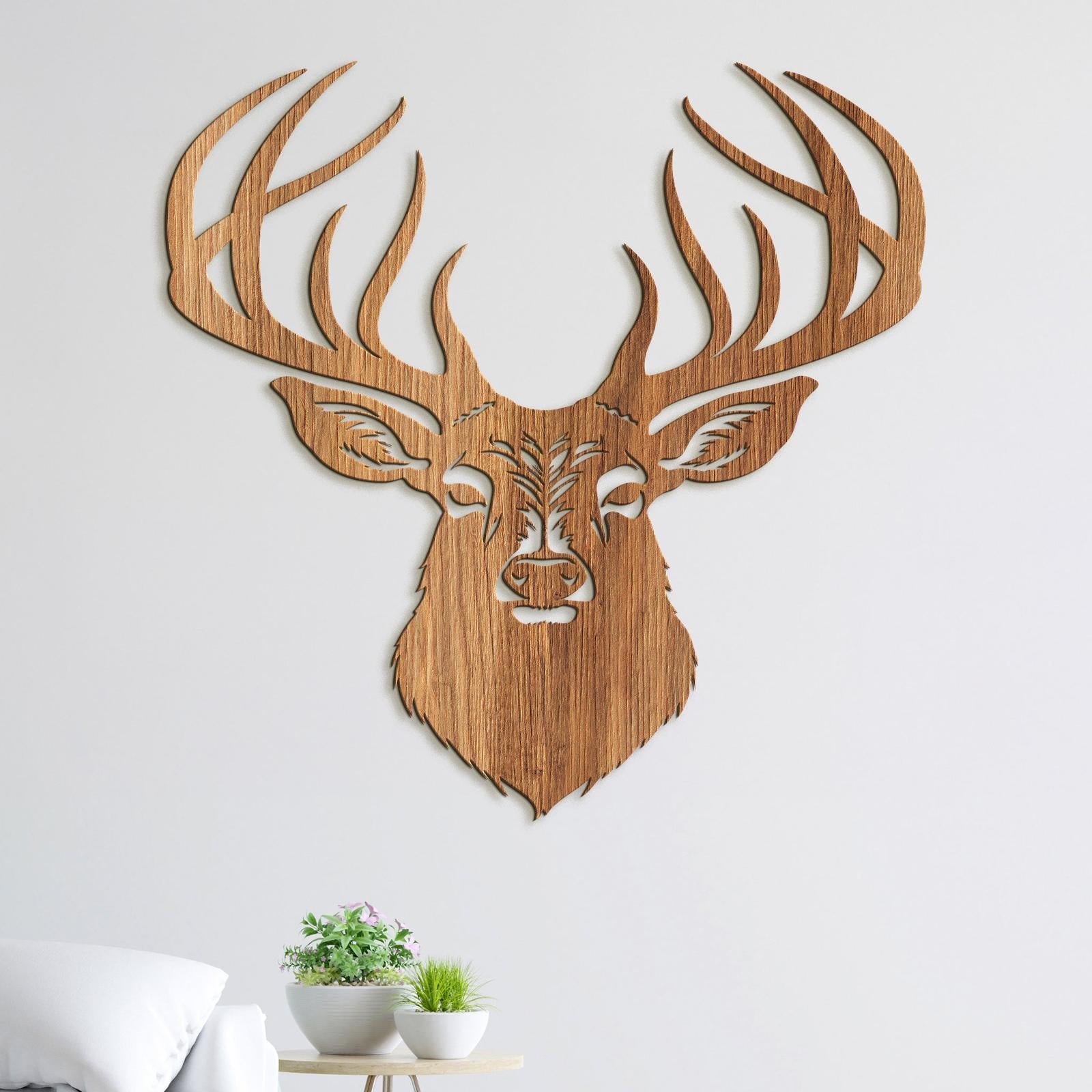 Drevený obraz Jeleň-DREVTEX