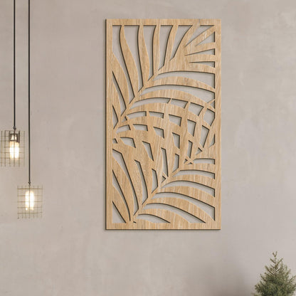 Dreveny obraz zatisie z listia-DREVTEX