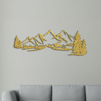 Drevená dekorácia na stenu HORY-DREVTEX