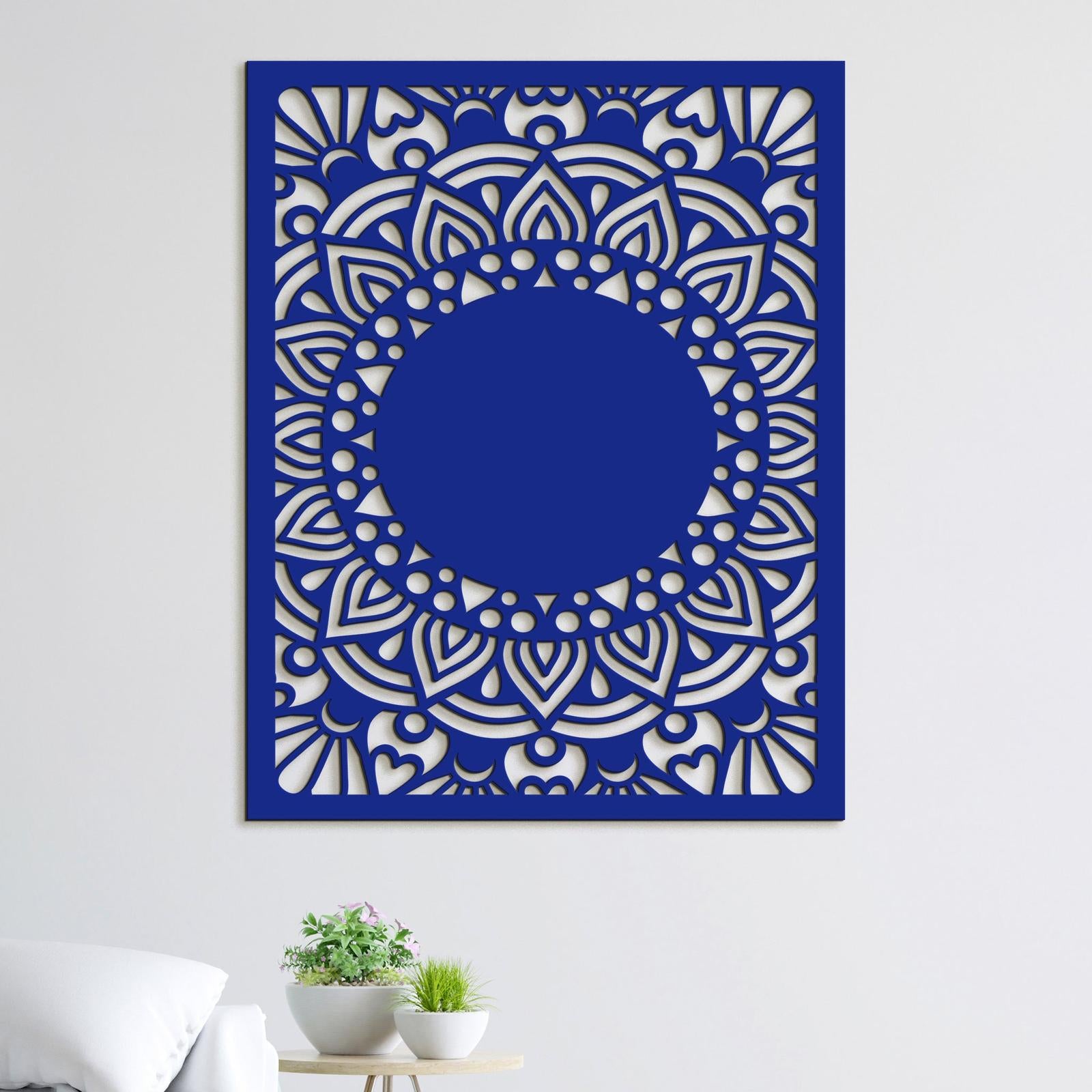 Drevená mandala Sun flower-DREVTEX