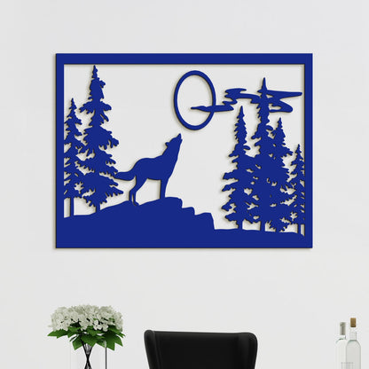 Dreveny obraz na stenu VLK-DREVTEX