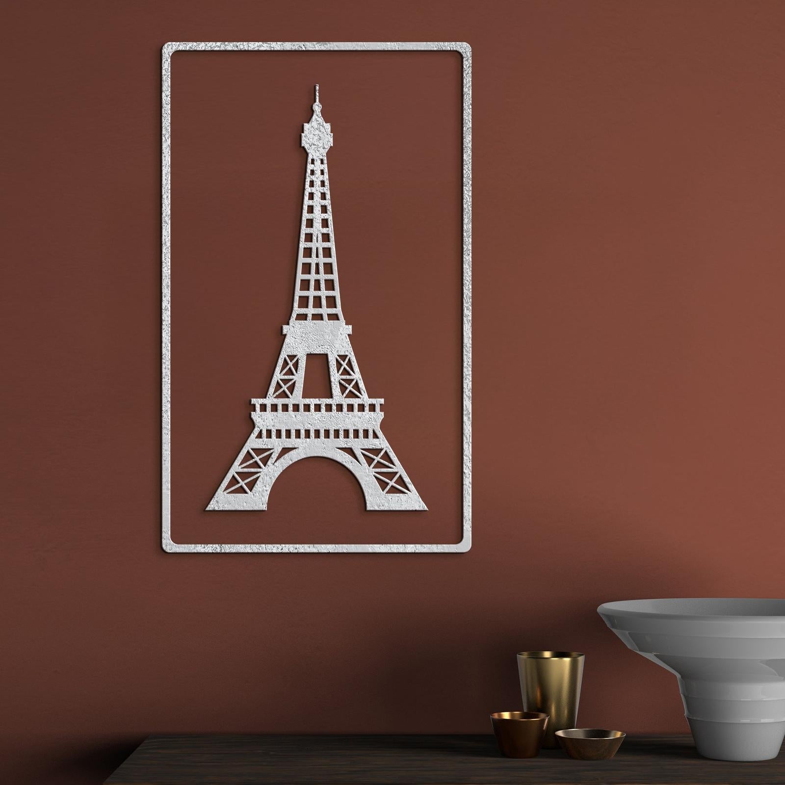 Drevený obraz Eiffelova veža-DREVTEX