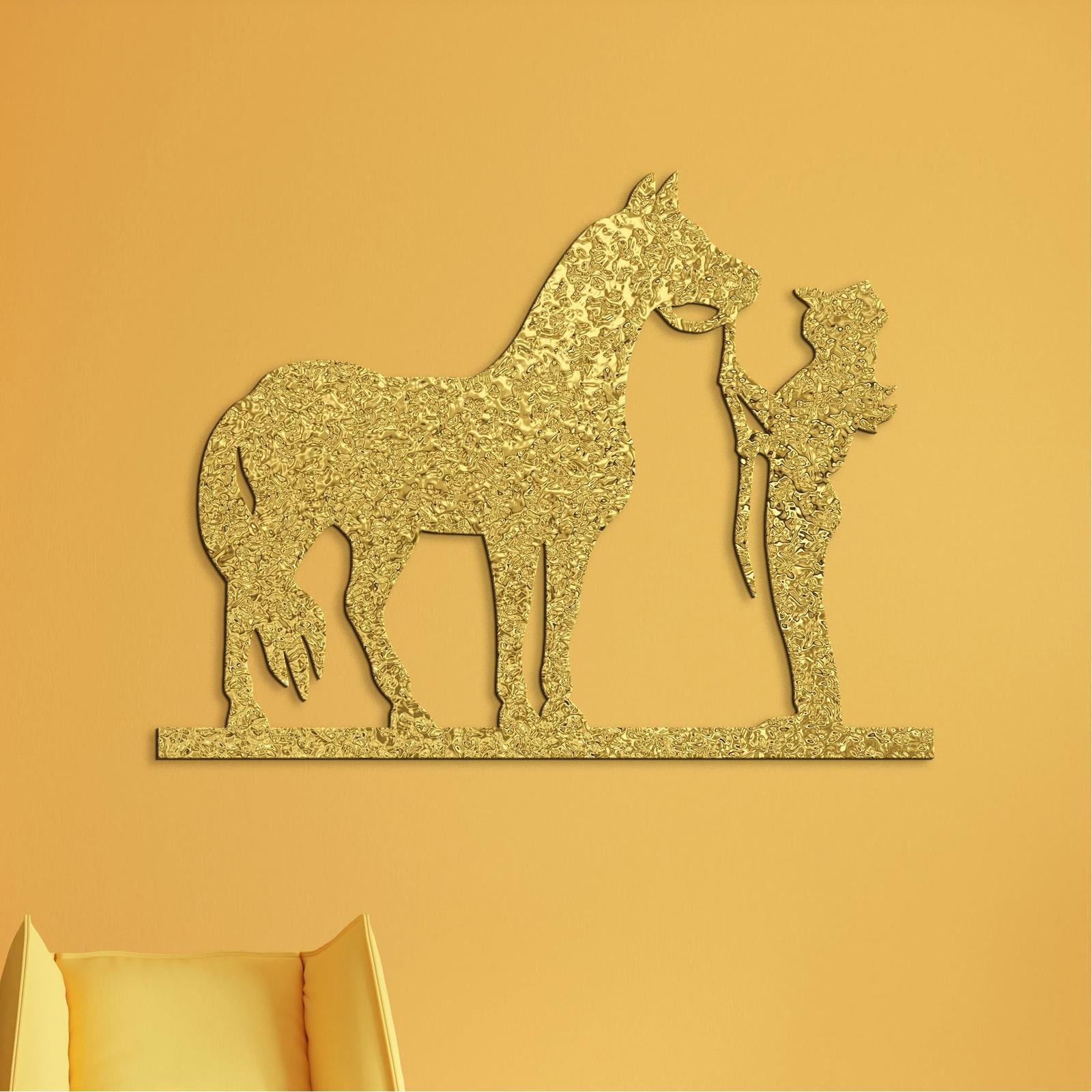 Obraz Jazdec s konom-DREVTEX