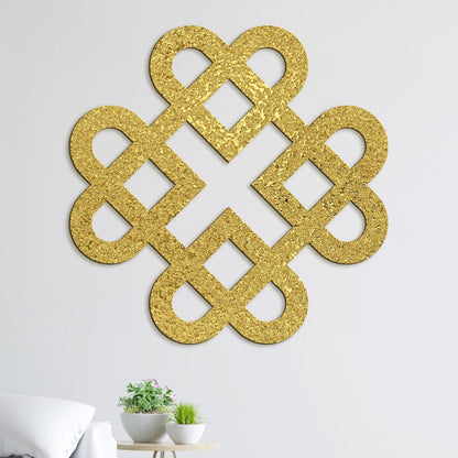 Drevená dekorácia Srdcia z keltského uzla-DREVTEX