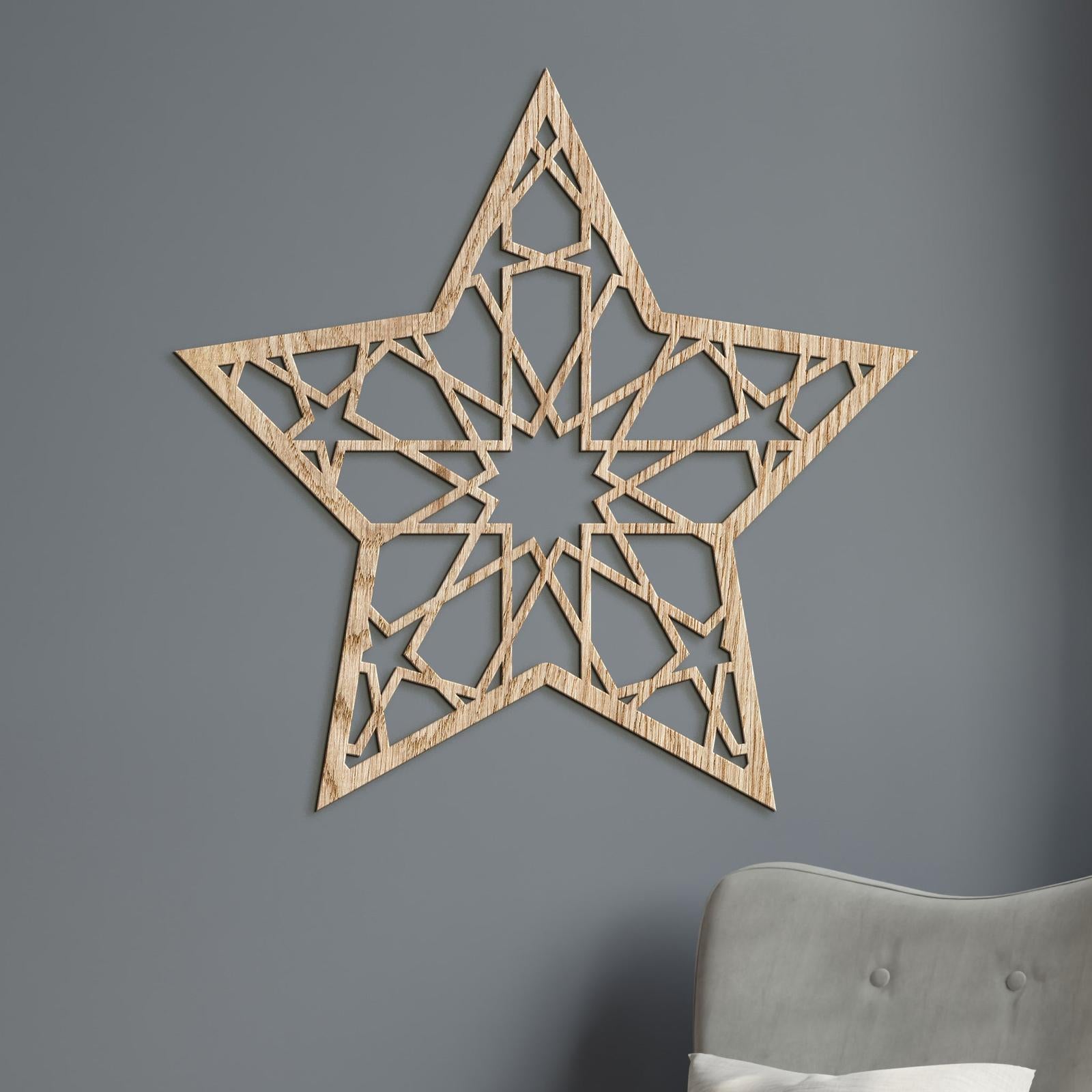 Obraz hviezda plna Elegancie-DREVTEX