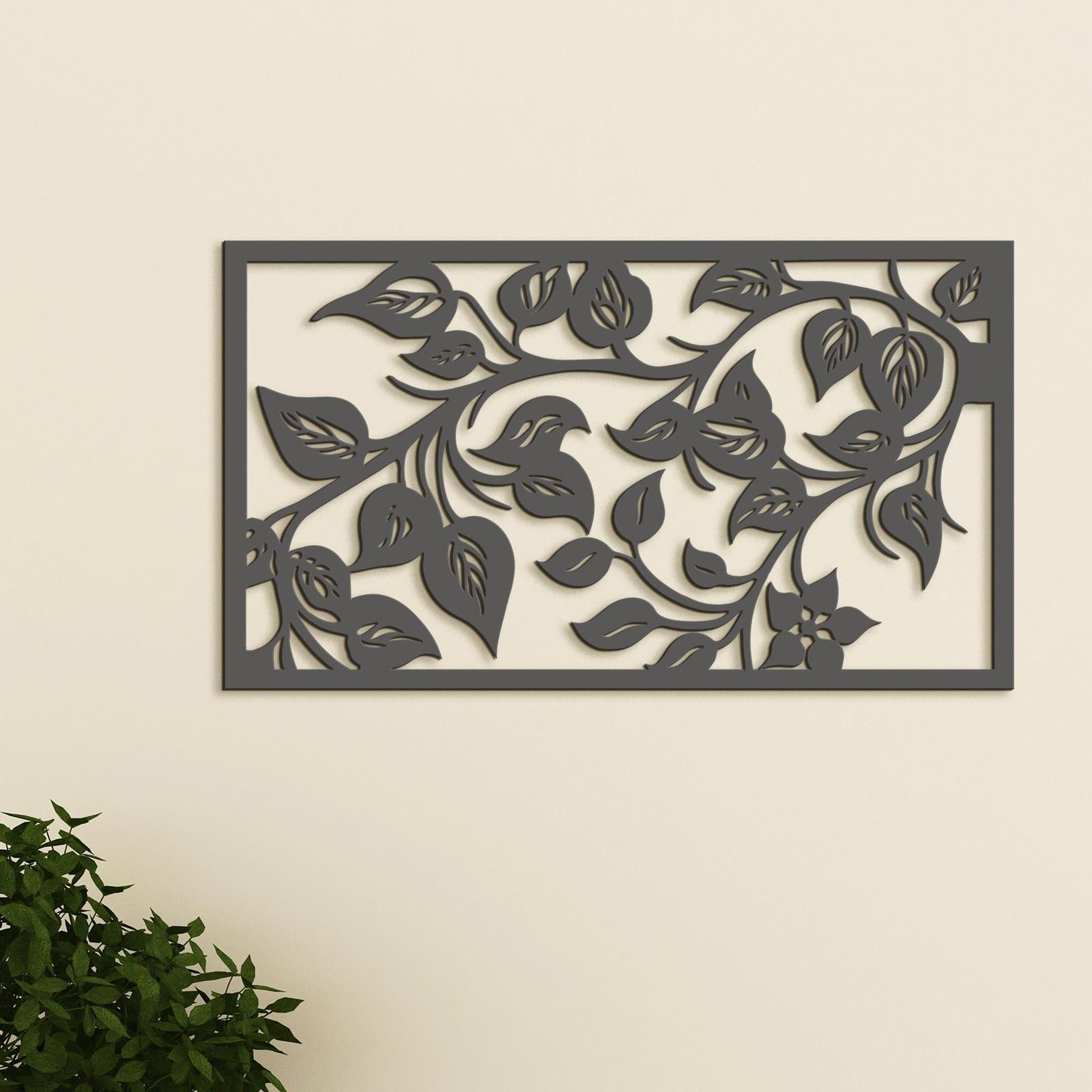 Drevený obraz na stenu Lístie-DREVTEX