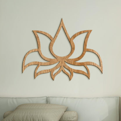 Drevený obraz Lotosový kvet-DREVTEX