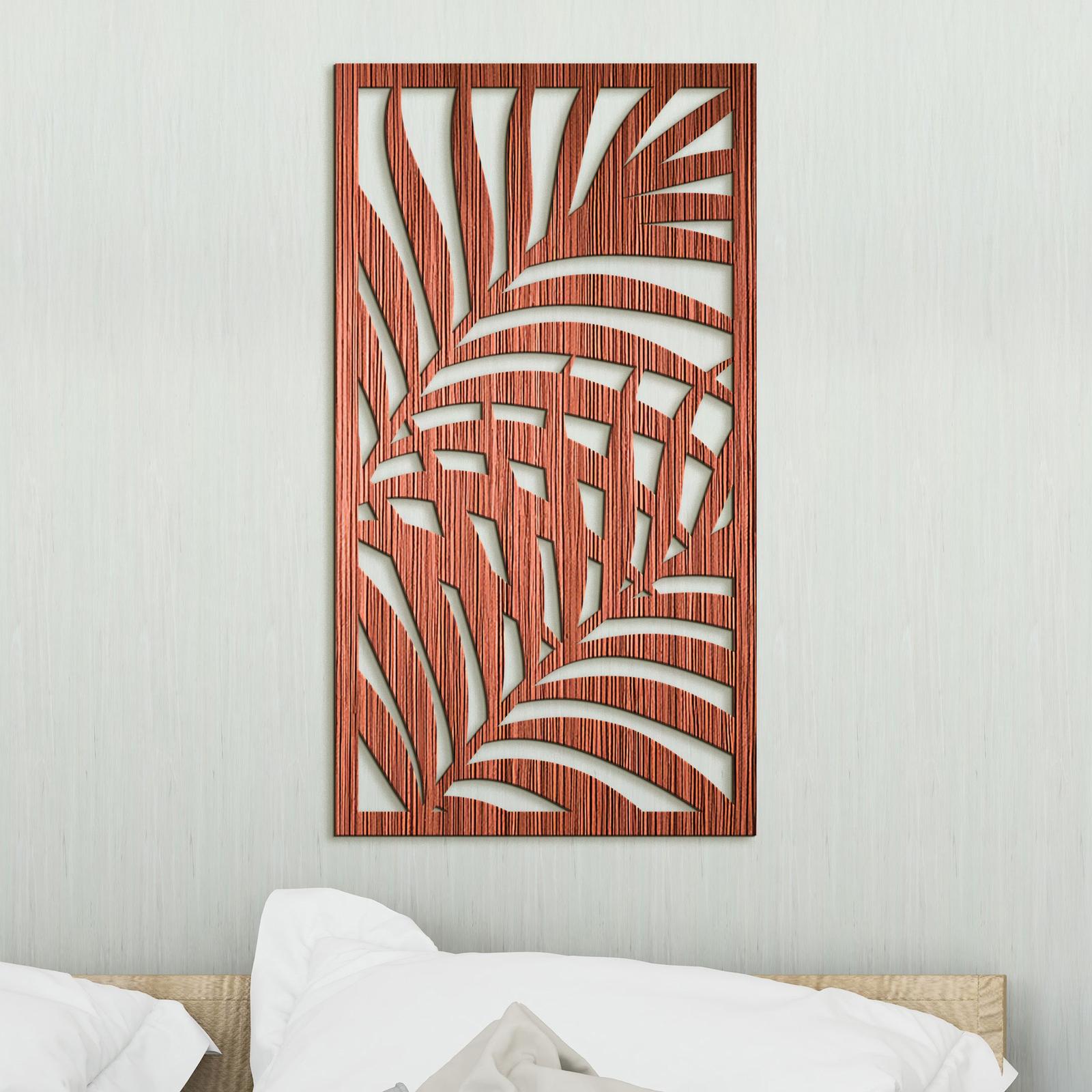 Dreveny obraz zatisie z listia-DREVTEX