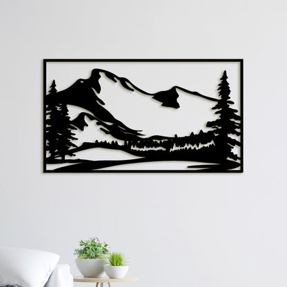 Obraz Silueta hor-DREVTEX