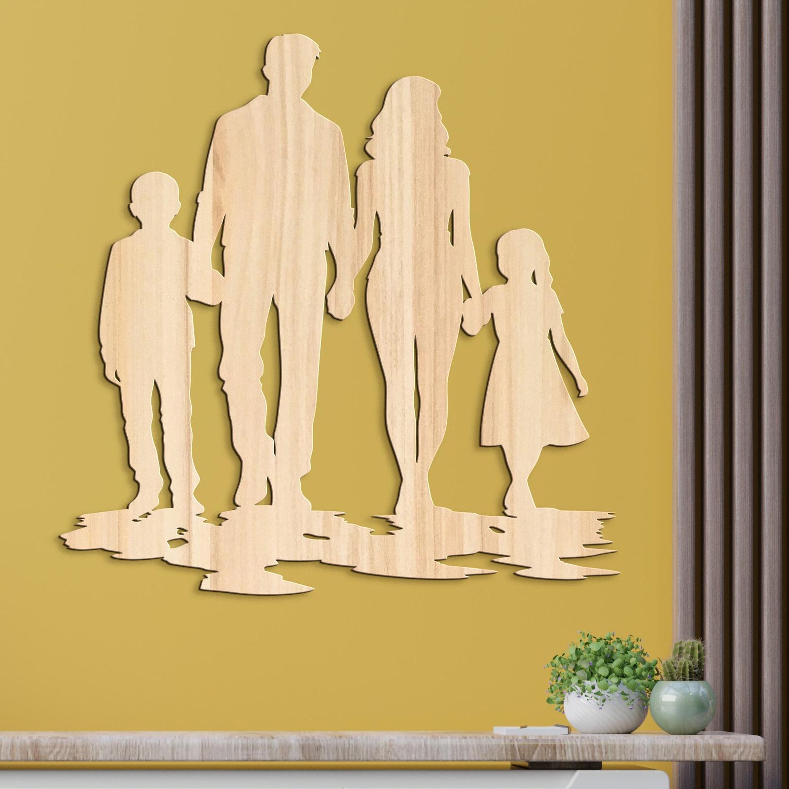 Dreveny obraz rodina-DREVTEX