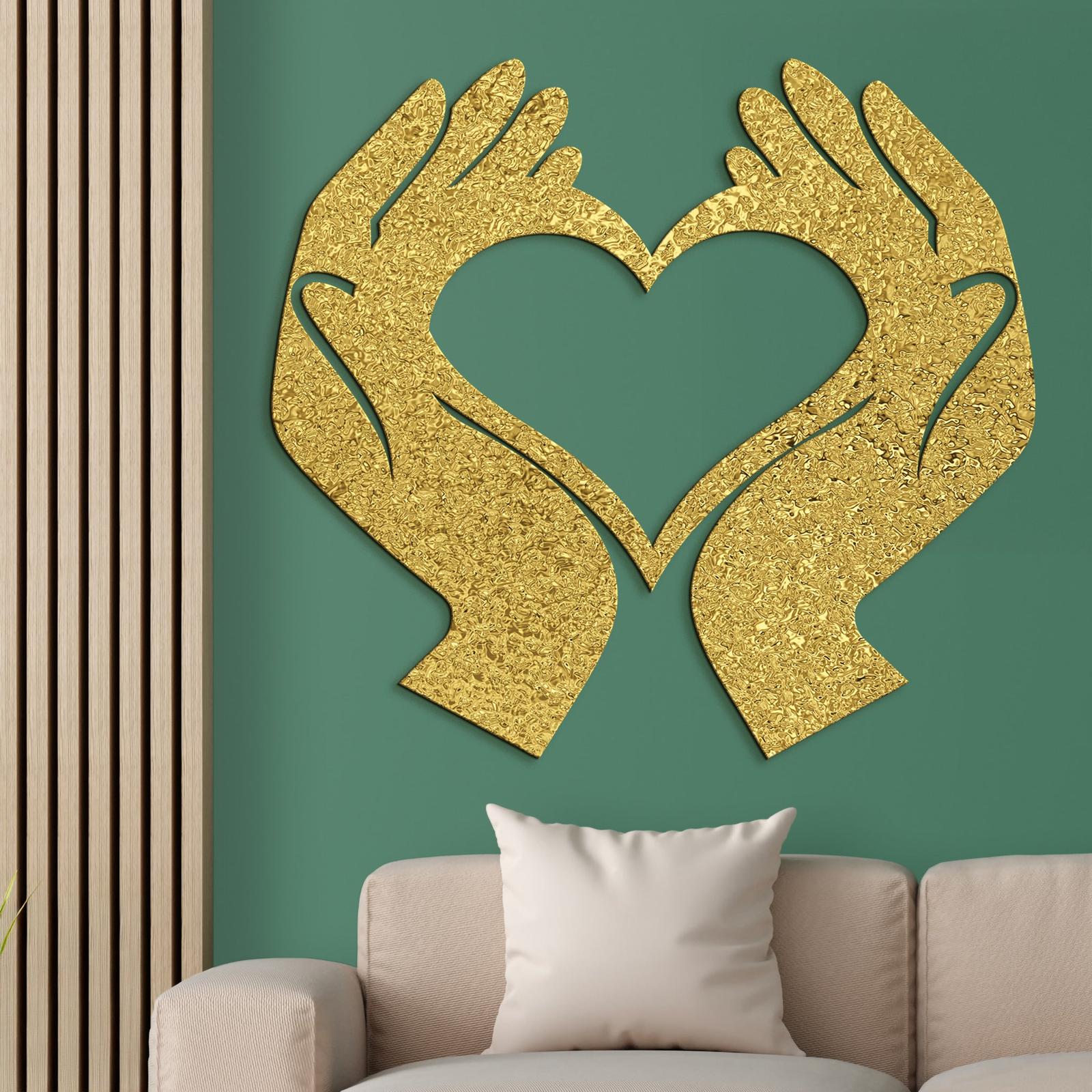 Obraz Srdce v dlaniach-DREVTEX