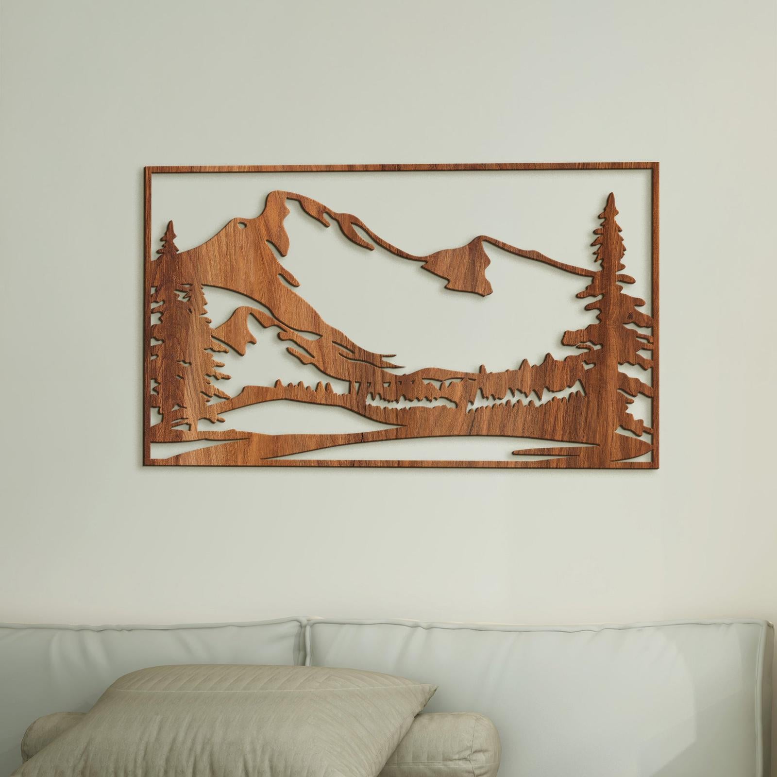 Obraz Silueta hor-DREVTEX