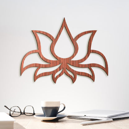 Drevený obraz Lotosový kvet-DREVTEX