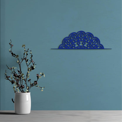 Drevená mandala polkruh FLORA-DREVTEX