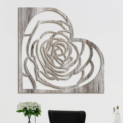 Dekoracia na stenu Rose-DREVTEX