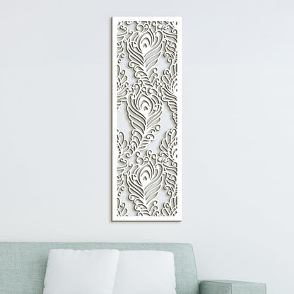 Drevená mandala Pávie perá-DREVTEX