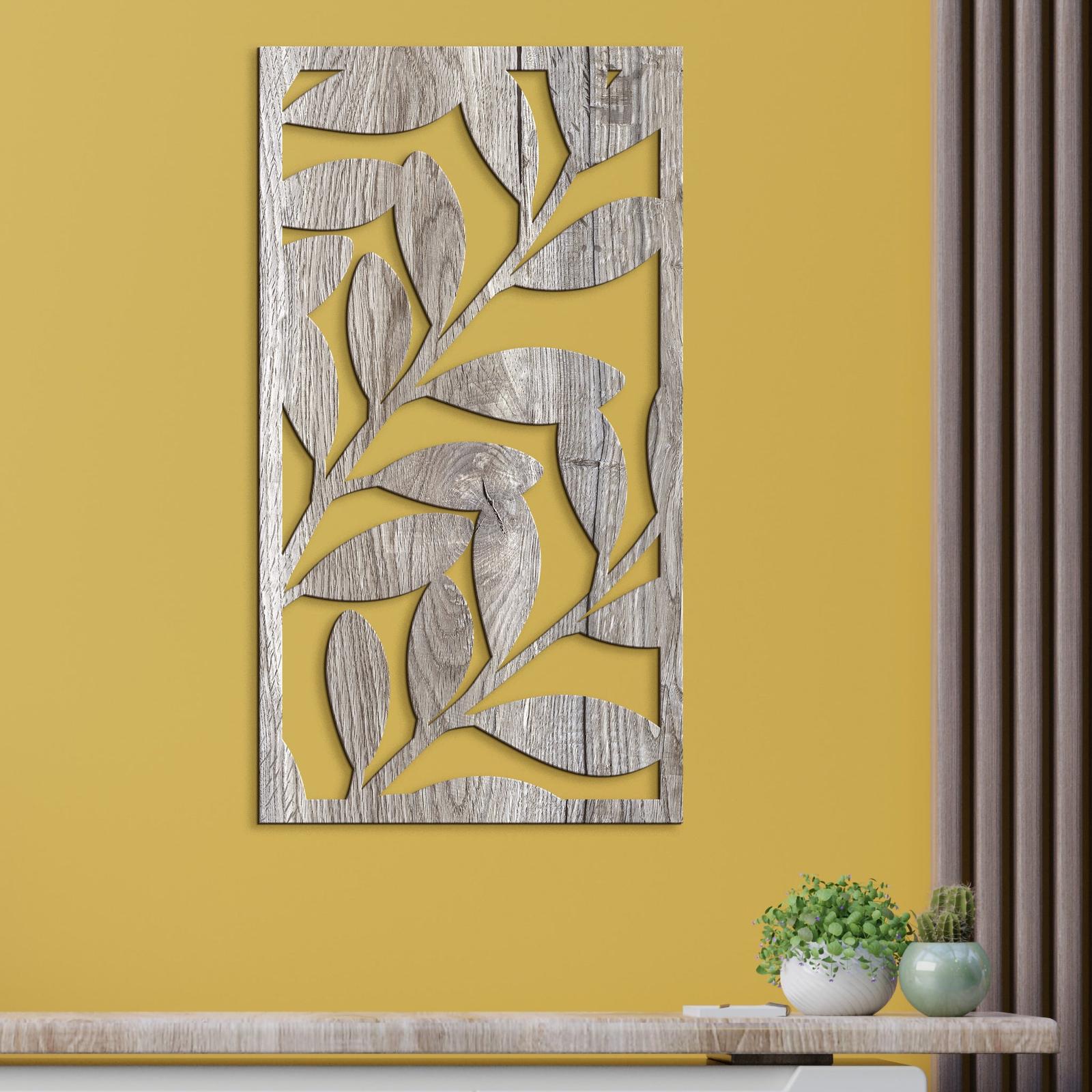 Romantický drevený obraz Boho Flower-DREVTEX