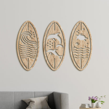 Trojdielny obraz SEA-DREVTEX