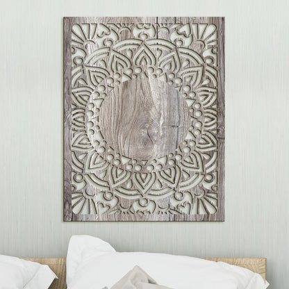 Drevená mandala Sun flower-DREVTEX