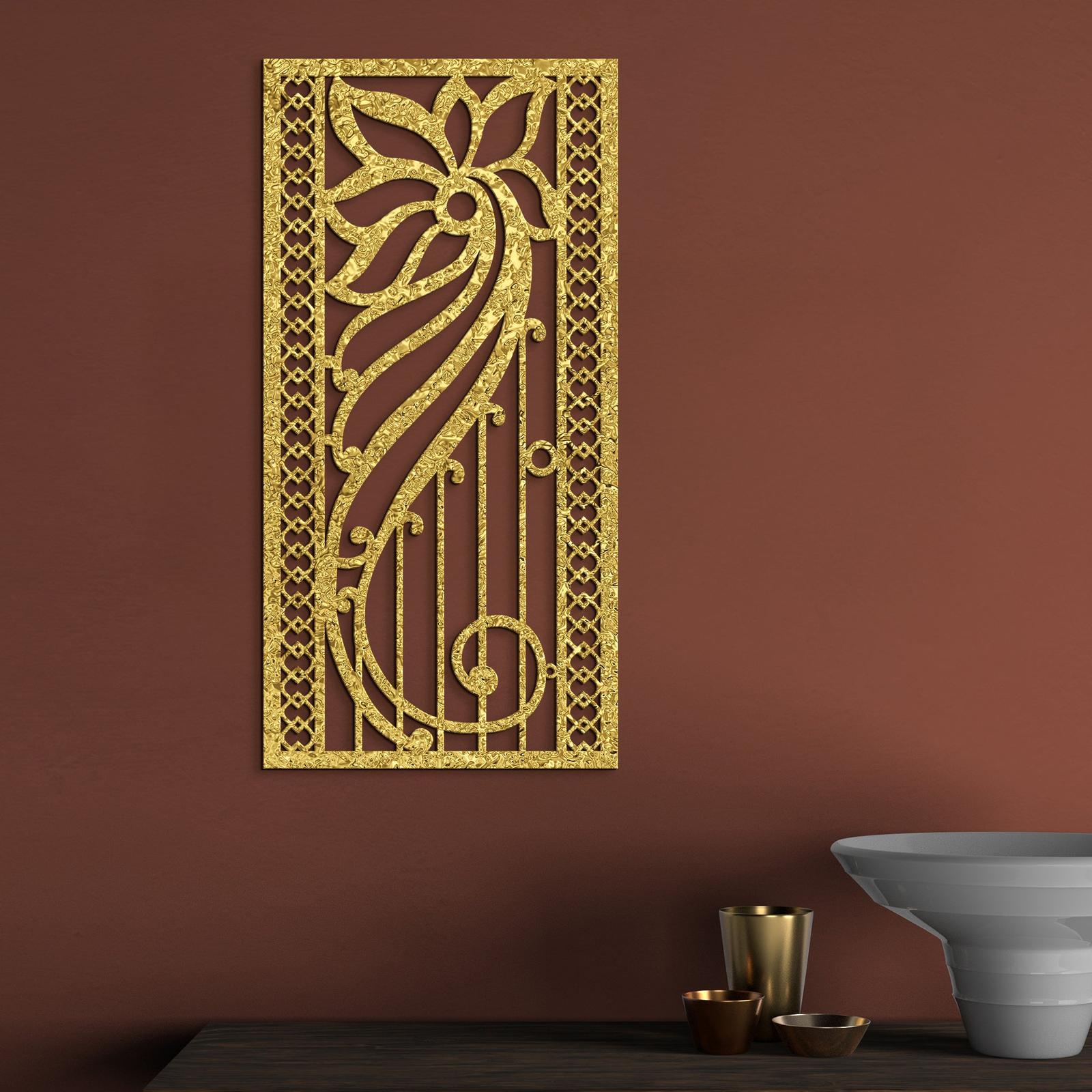 Kvetinova mandala na stenu-DREVTEX