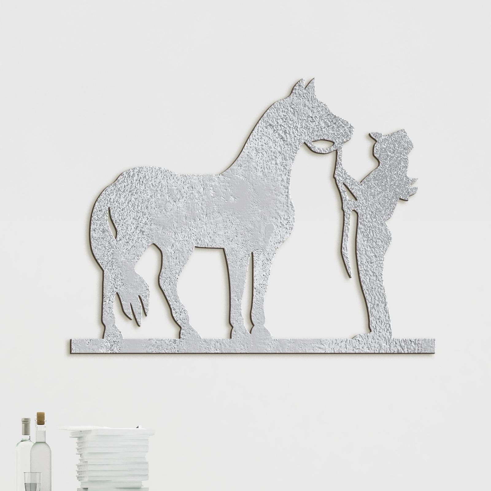 Obraz Jazdec s konom-DREVTEX