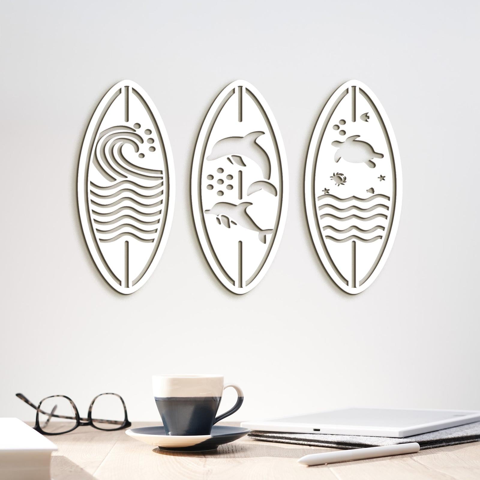 Trojdielny obraz SEA-DREVTEX