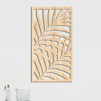 Dreveny obraz zatisie z listia-DREVTEX