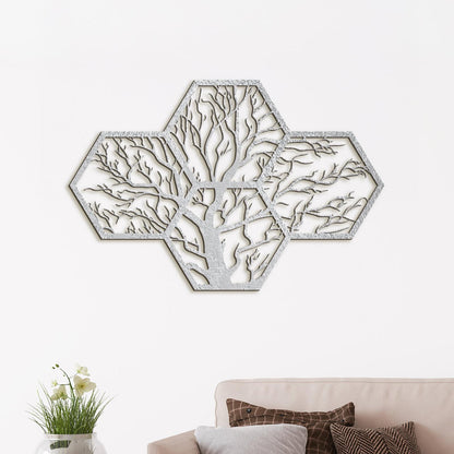 Drevený strom života motív včelieho úľa-DREVTEX