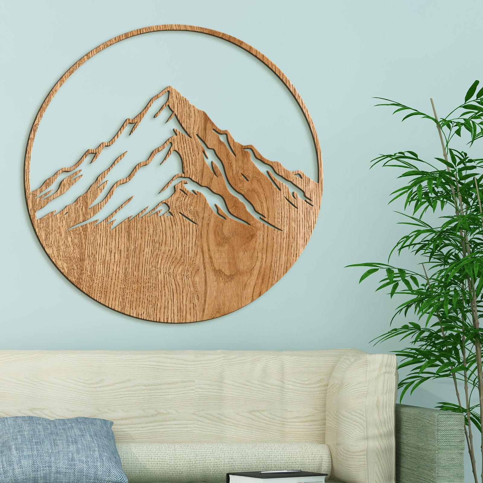 Drevený obraz Horská majestátnosť-DREVTEX