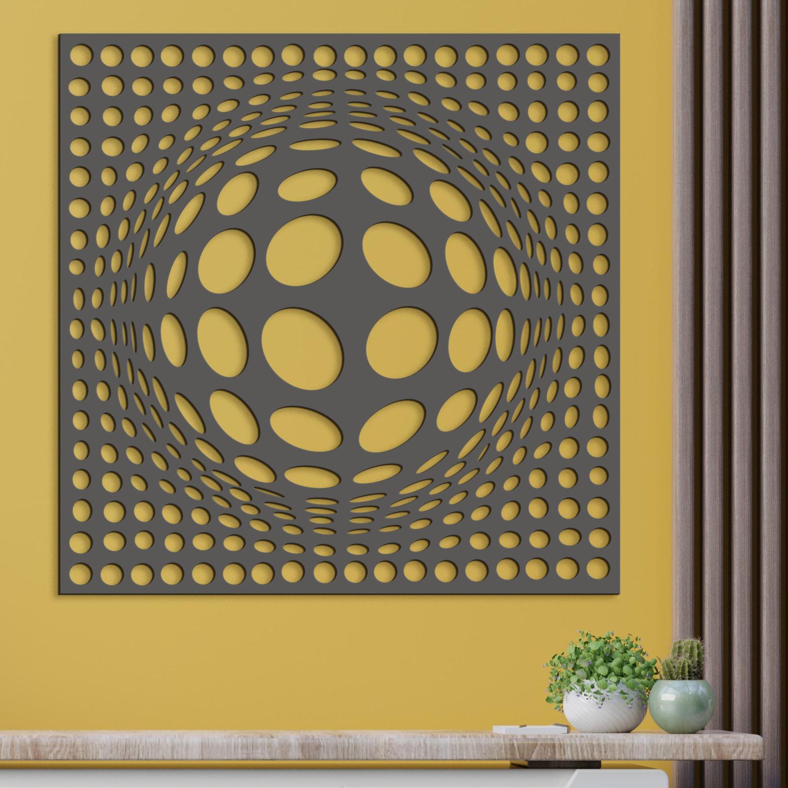 Dreveny panel 3D iluzia-DREVTEX