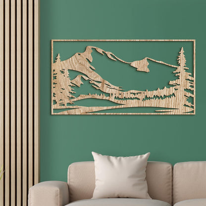 Obraz Silueta hor-DREVTEX