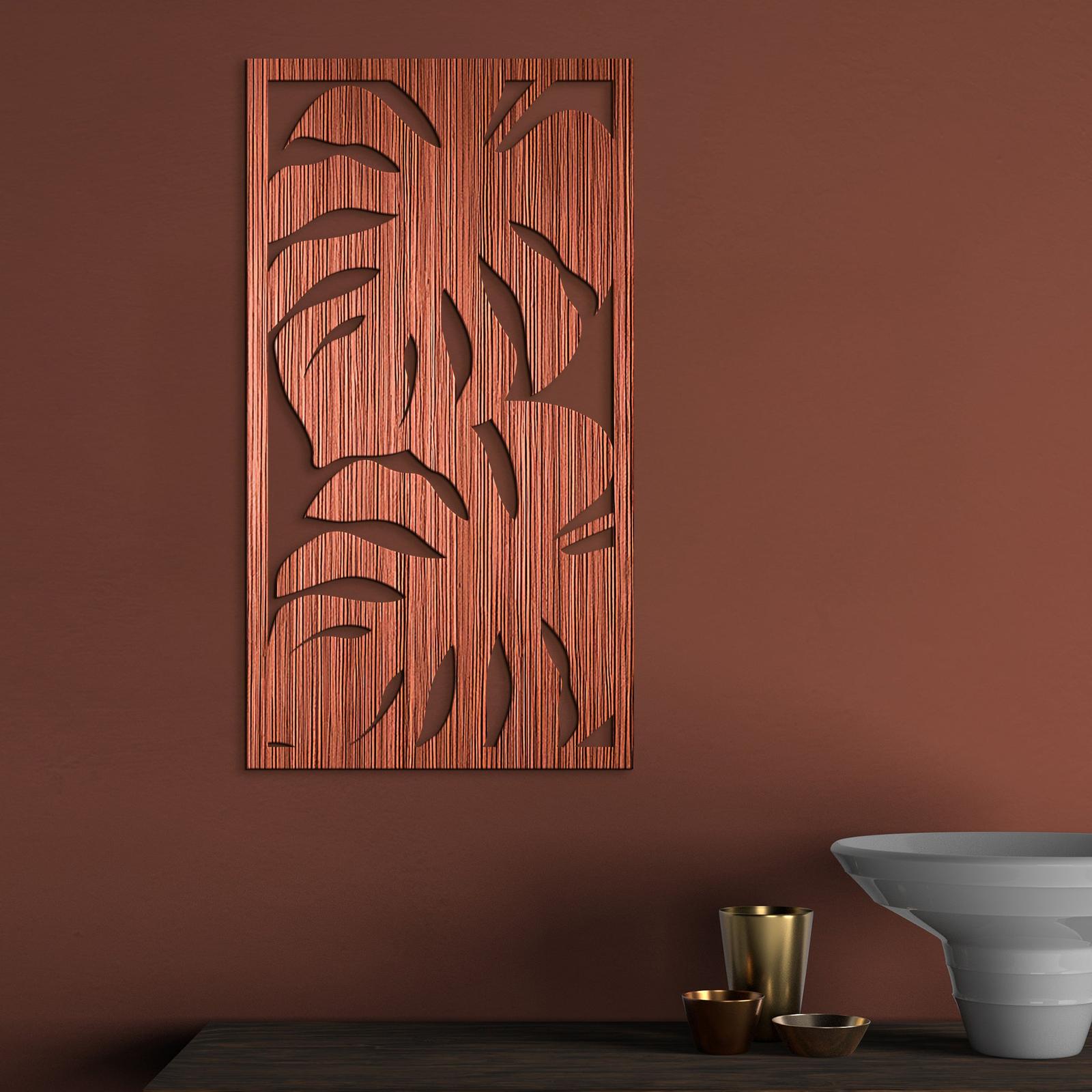 Drevený obraz Lístie-DREVTEX