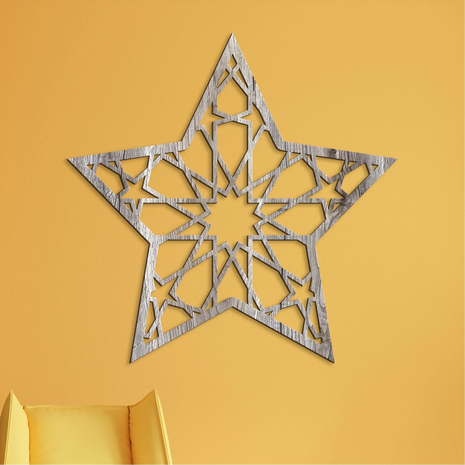 Obraz hviezda plna Elegancie-DREVTEX