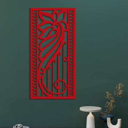 Kvetinova mandala na stenu-DREVTEX