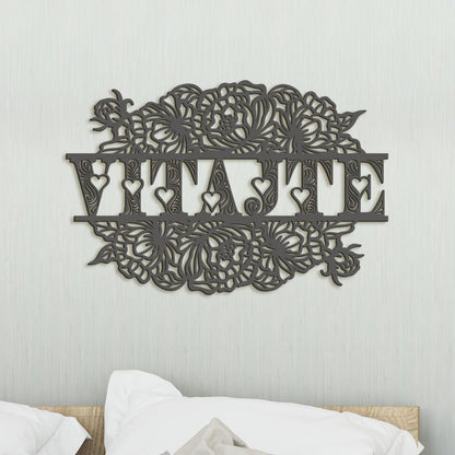 Drevený nápis VITAJTE-DREVTEX