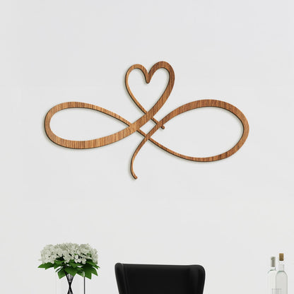 Romantický obraz na stenu SRDCE-DREVTEX