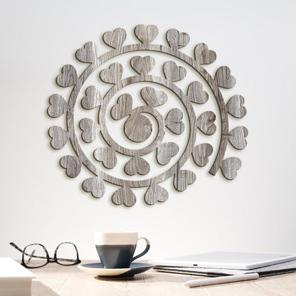 Obraz na stenu Spirala zo srdc-DREVTEX