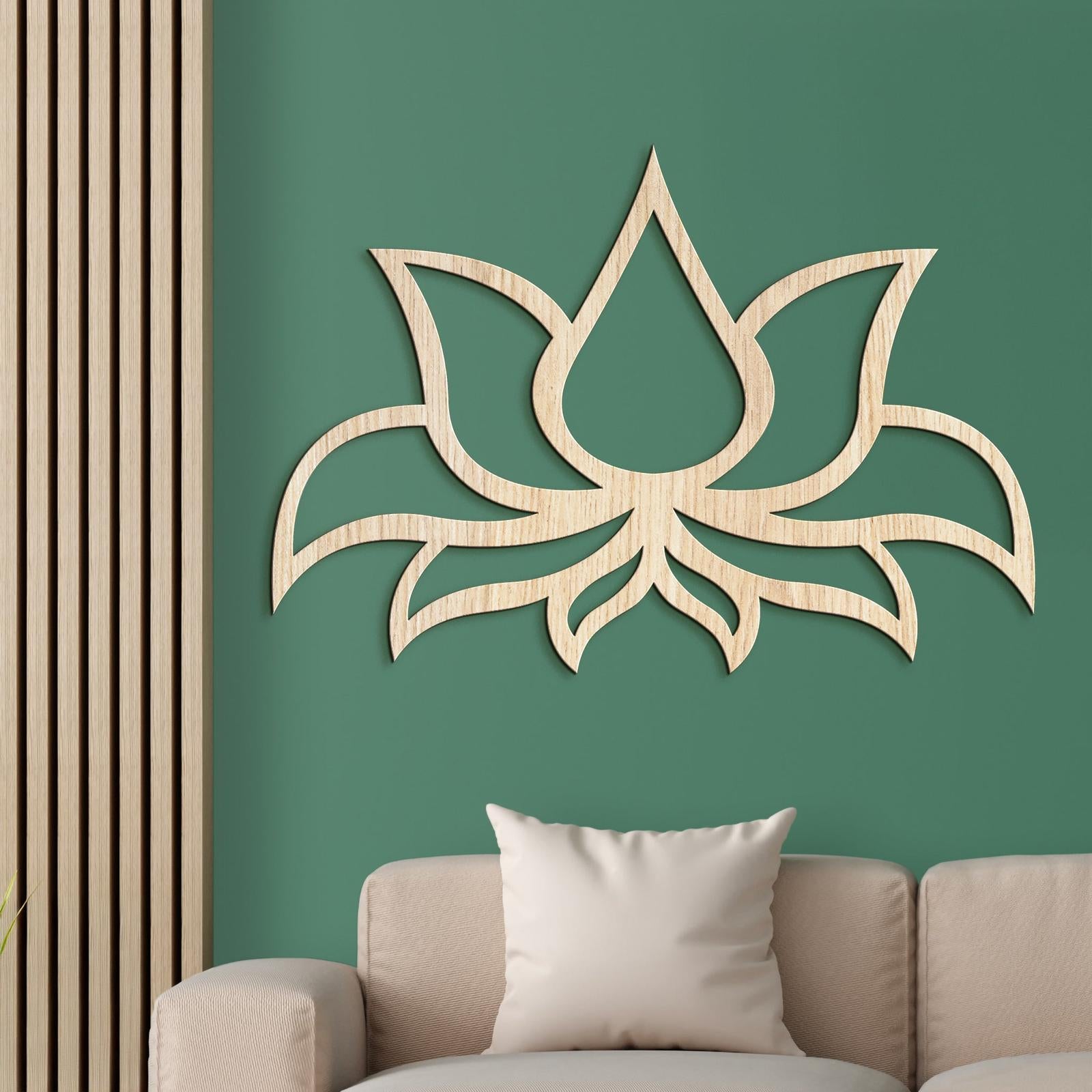 Drevený obraz Lotosový kvet-DREVTEX